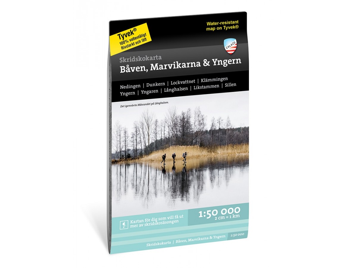Skridskokarta Båven Marvikarna Yngern Calazo Skridskokarta Båven Marvikarna Yngern Calazo